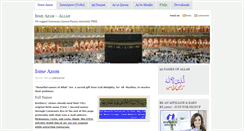 Desktop Screenshot of ismeazam-allah.com